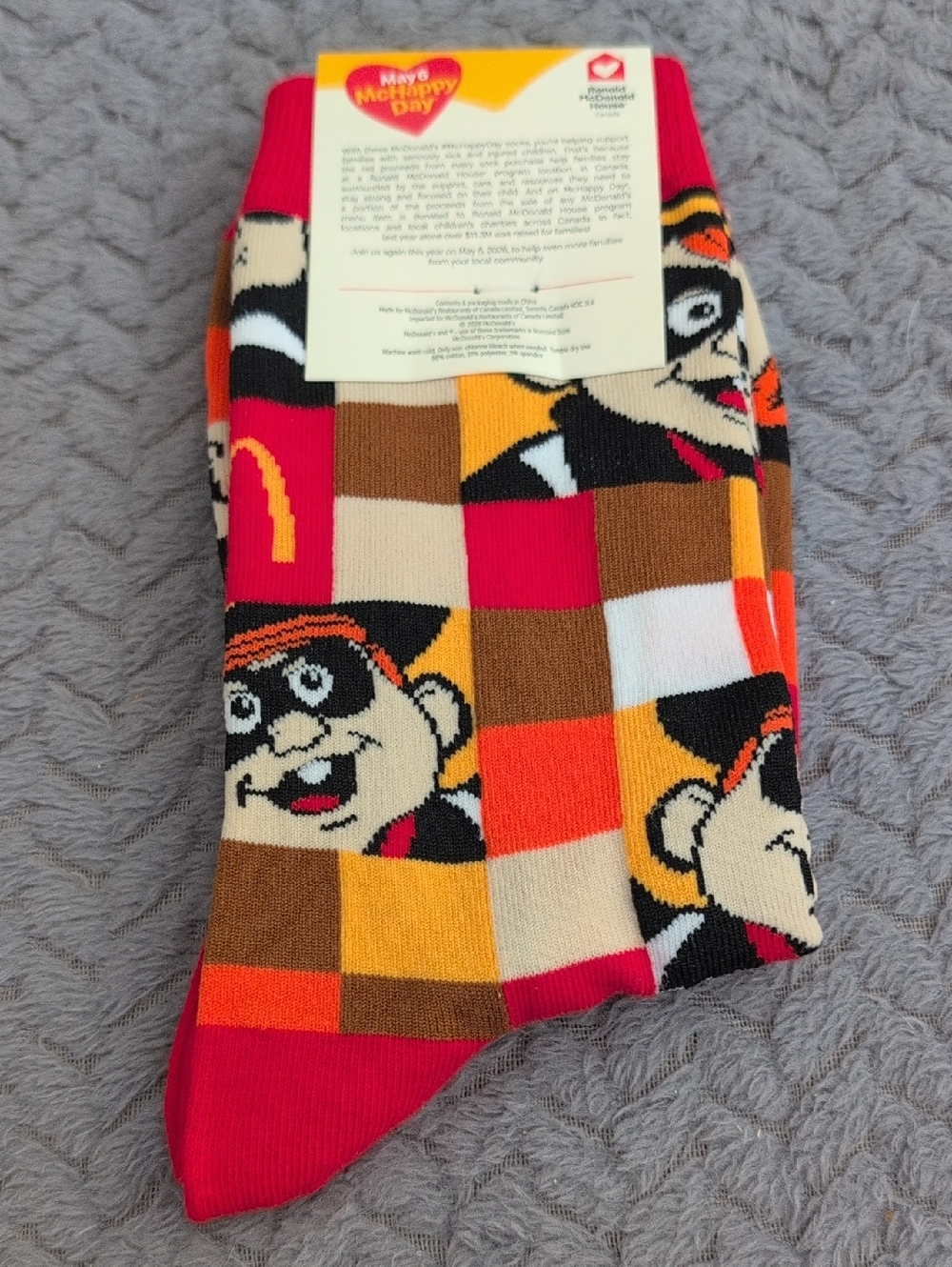 McDonald's Hamburglar Socks